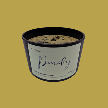 PURIFY | Coconut Wax Infused Beeswax Candle