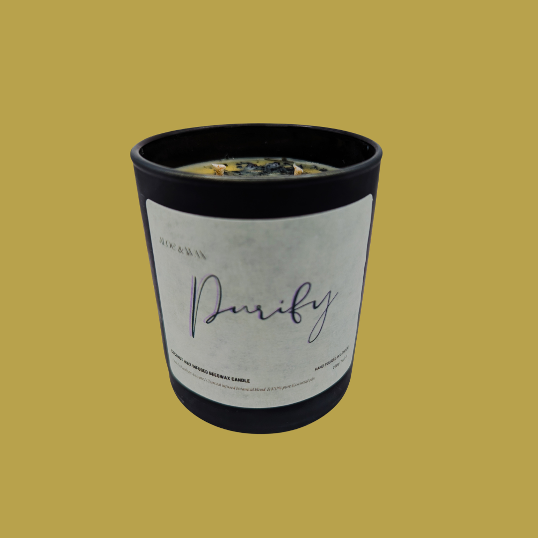 PURIFY | Coconut Wax Infused Beeswax Candle