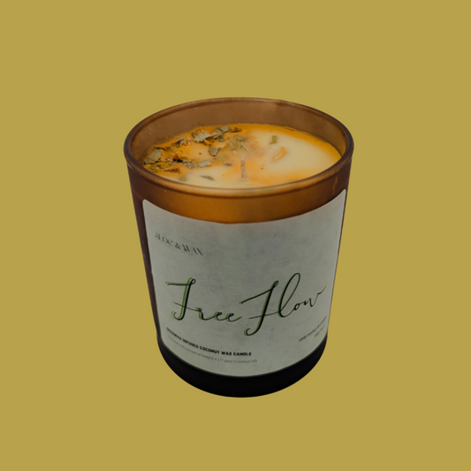 FREE~FLOW | Beeswax Infused Coconut Wax Candle