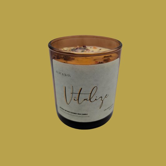 VITALIZE | Beeswax Infused Coconut Wax Candle