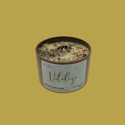ViTALIZE | Beeswax Infused Coconut Wax Candle | On-The-Go Edition - 100g