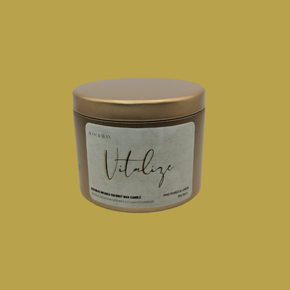 ViTALIZE | Beeswax Infused Coconut Wax Candle | On-The-Go Edition - 100g