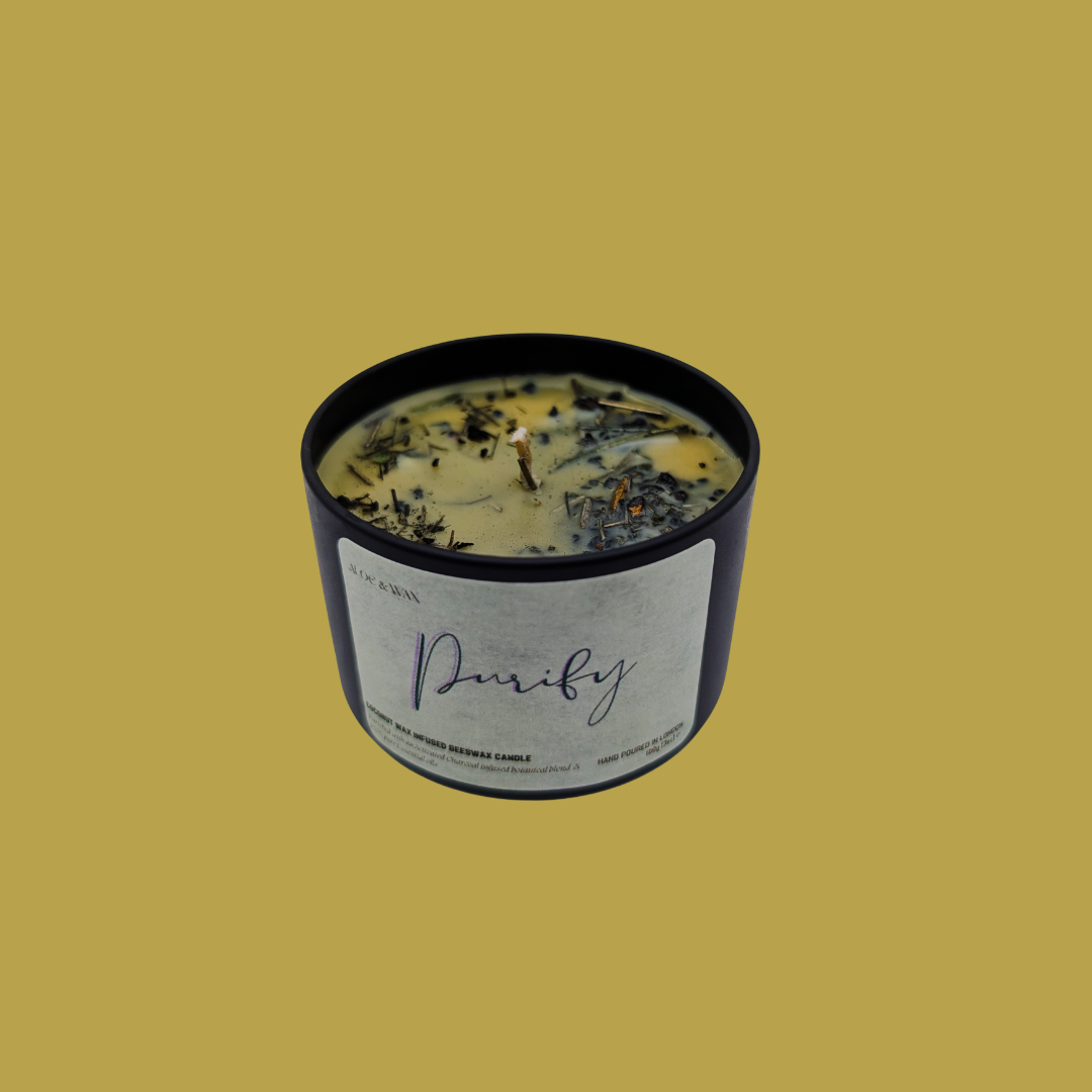 PURIFY | Coconut Wax Infused Beeswax Candle | On-The-Go Edition - 100g