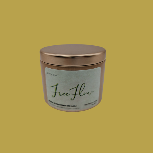 FREE~FLOW | Beeswax Infused Coconut Wax Candle | On-The-Go Edition - 100g
